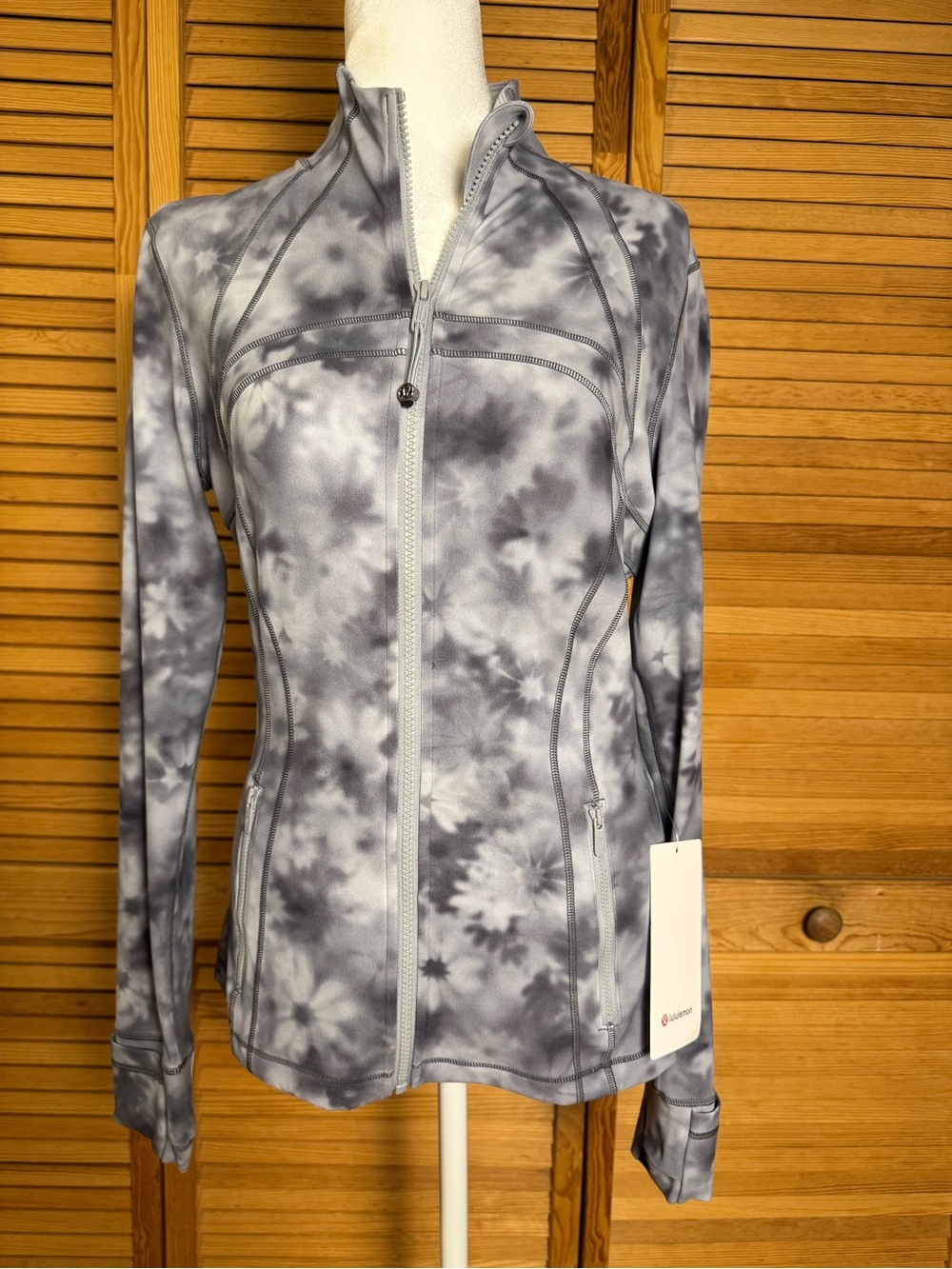NWT Lululemon Define Jacket Nulu Meadow Haze Grey Multi - Size 8 Y2K Sporty